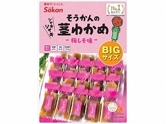 壮関 そうかんの茎わかめ梅しそ味BIGサイズ 217g x12
