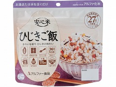 【予約商品】アルファー食品 安心米 ひじきご飯 100g x15