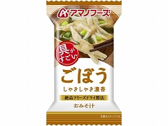 アマノフーズ おみそ汁 ごぼう 1P 8g x10