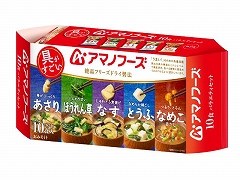 アマノフーズ アマノおみそ汁10食バラエティ 77.2g x6