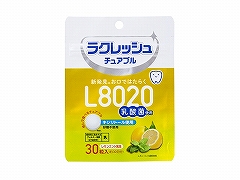 ジェクス L8020乳酸菌ラクレッシュチュアブルレモンミント風味 30個