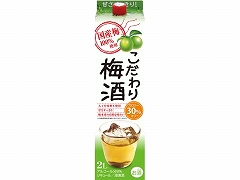 中埜酒造 こだわり梅酒 パック 2L x6