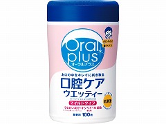 【介護】オーラルプラス 口腔ケアウエッティー マイルド 100枚x12